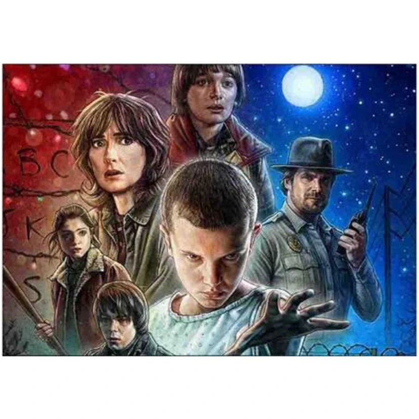 5D алмазная картина полный квадрат/круглый странные вещи постер Алмазная вышивка