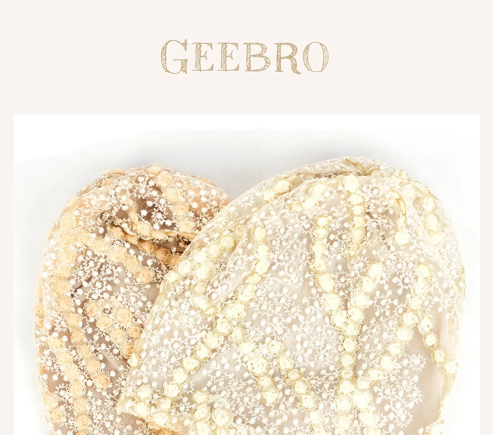 Geebro/весенние, зимние, осенние женские цветочные шапочки для девочек, лоскутные кружевные вязаные шапочки, женские облегающие кепки, Повседневная простая шапка