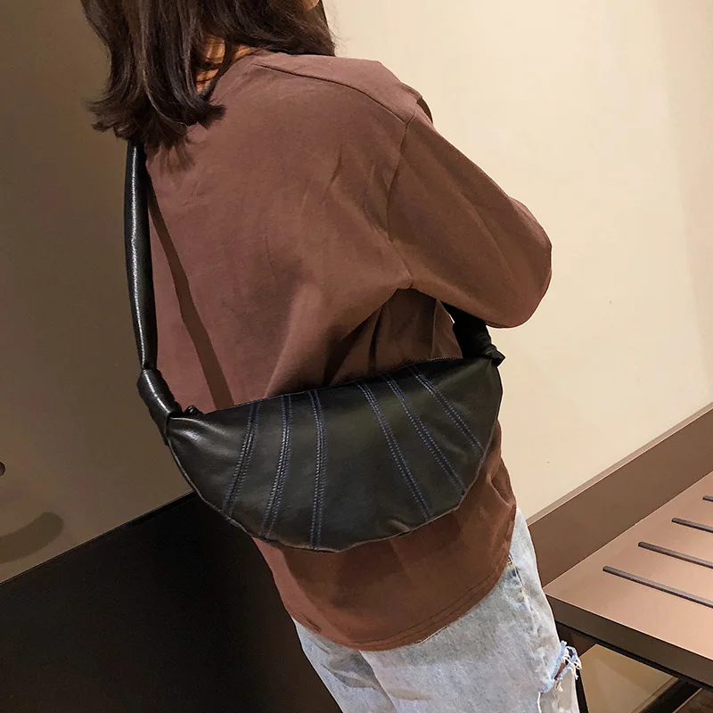 Модная трендовая мягкая кожаная поясная сумка женская повседневная через плечо