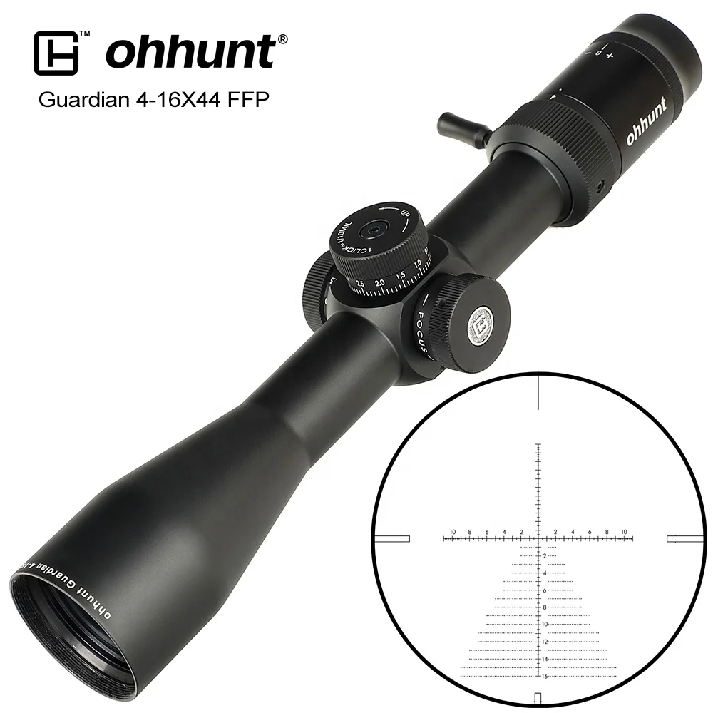 Охотничий оптический прицел Ohhunt Guardian 4-16X44 FFP с гравировкой боковым параллаксом