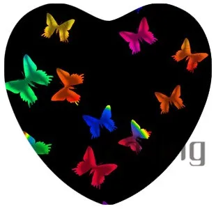 ZDYING 5 шт./лот разноцветное сердце любовь звезда в форме сердца стеклянный кабошон