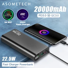 Power Bank 20000mAh Quick Charge LED Portable External Charging Battery PD Type C Fast Charger PowerBank 20000 mAh For iPhone 12