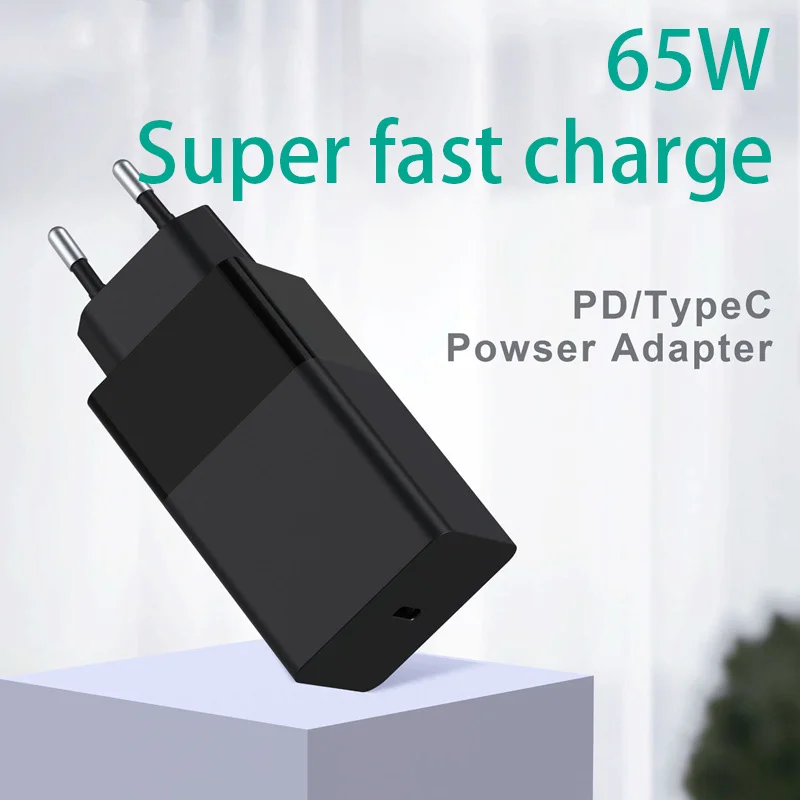 Ган 65 Вт USB C зарядное устройство быстрой зарядки на борту самолета Type c кабель 4 0 3