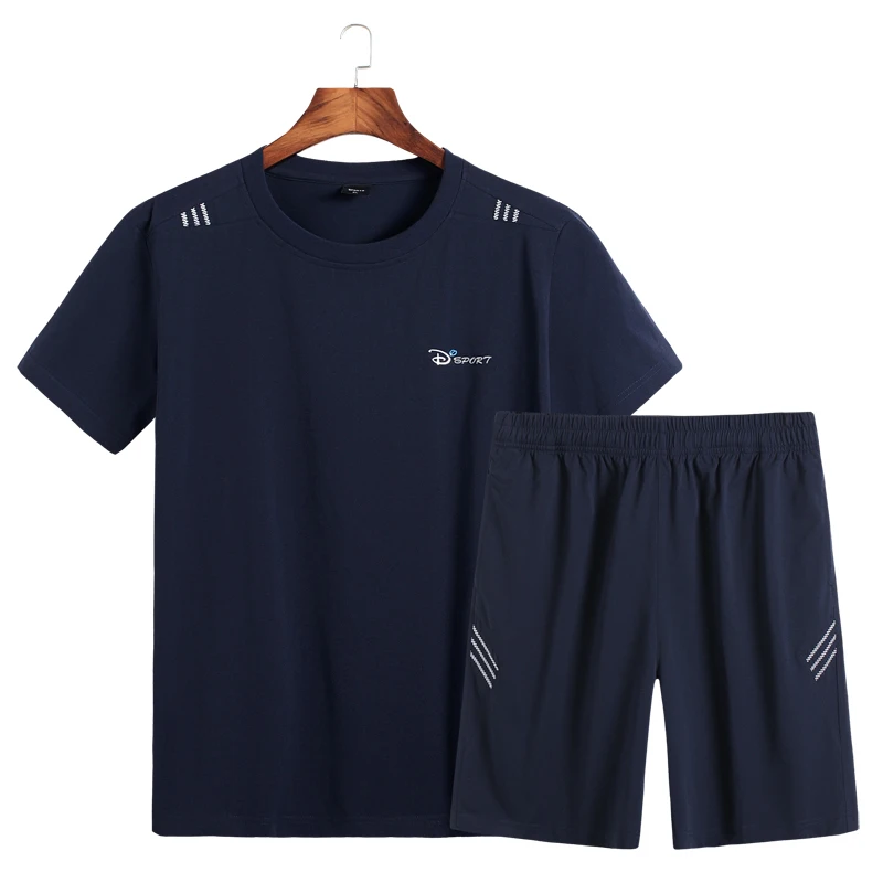 8XL размера плюс мужские футболки классические с коротким рукавом и О-образным