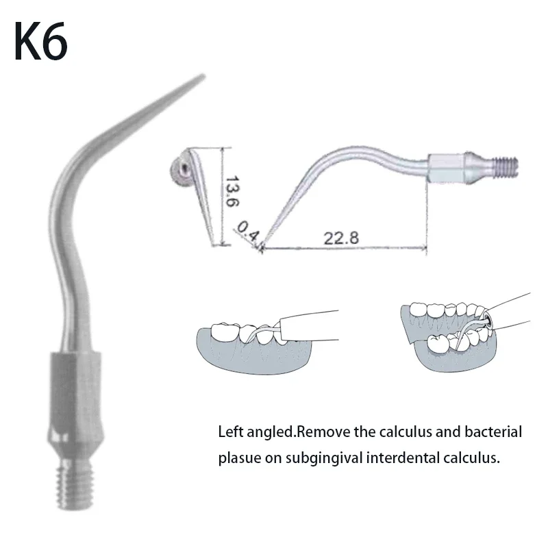 Наконечники скалера VVDental K1 K2 K3 K4 K5 K6 K7 для KOMET SONIC LINE AIR KAVO SONICFLEX DABI/SIRONA SIROAIR NSK TI-MAX Scale |