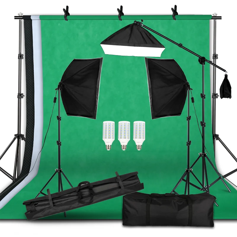 Профессиональный светильник для фотосъемки комплект оборудования с софтбоксом
