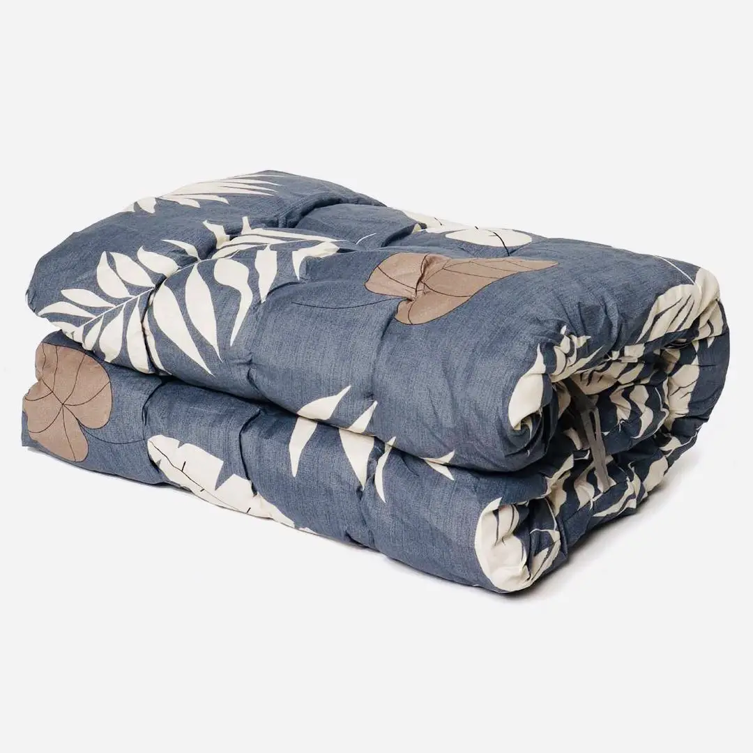 

Leaves Printed Thicken Recliner Chaise Lounger Chair Cushion Outdoor Patio Foldable Long Rocking Chair Seat Cushion Pad Mattress