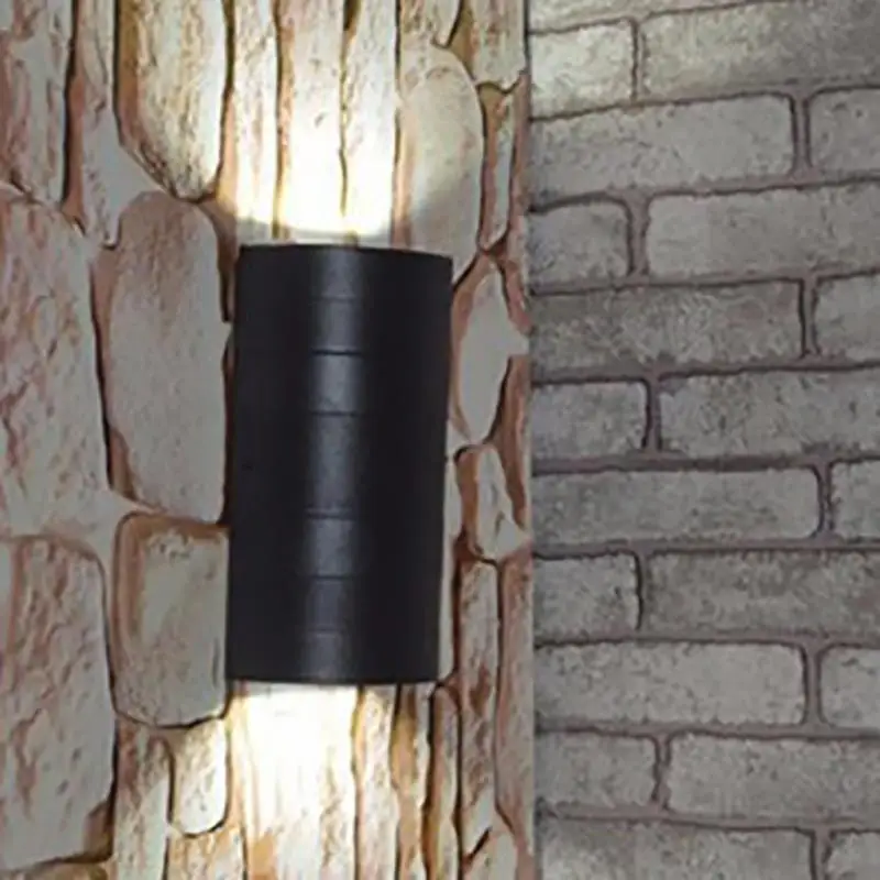 Светодиодная Водонепроницаемая полукруглая уличная настенная лампа 6 Вт для