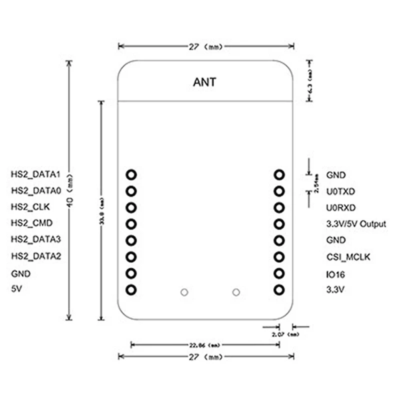 OV2640 Беспроводной Bluetooth модуль беспроводного доступа Wi Fi Камера макетная плата ESP32