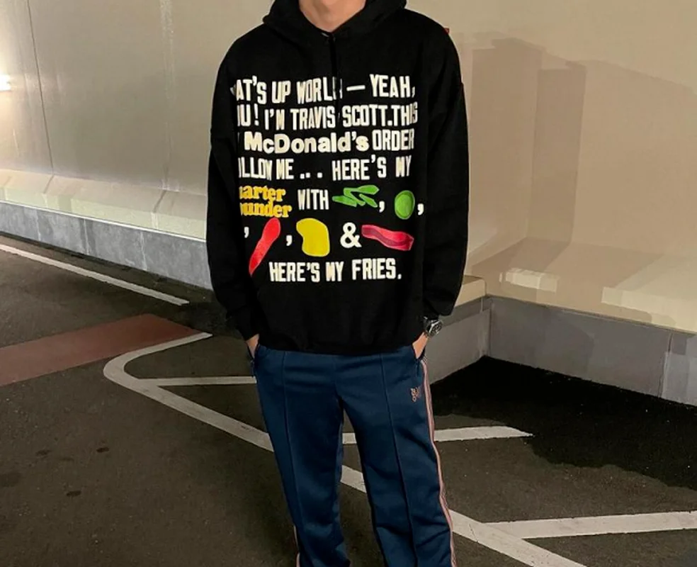 

22SS Foam Pattern Printing TRAVIS SCOTT Hoodie Men Women EU Size 100% Cotton Cactus Jack Sweatshirt Fashion Autumn Winter Goth