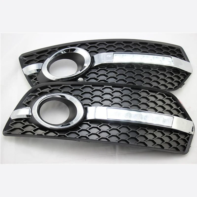 

2pcs For Audi Q5 2009-2012 6000K White Light LED Daytime Driving Running Light DRL Car Fog Lamp