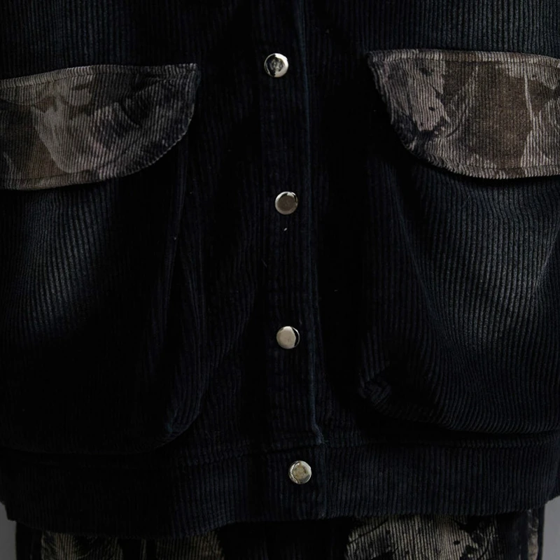 

Max LuLu New European Designer Womens Vintage Winter Two Piece Sets Ladies Corduroy Printed Suits Hooded Warm Fur Tops And Pants