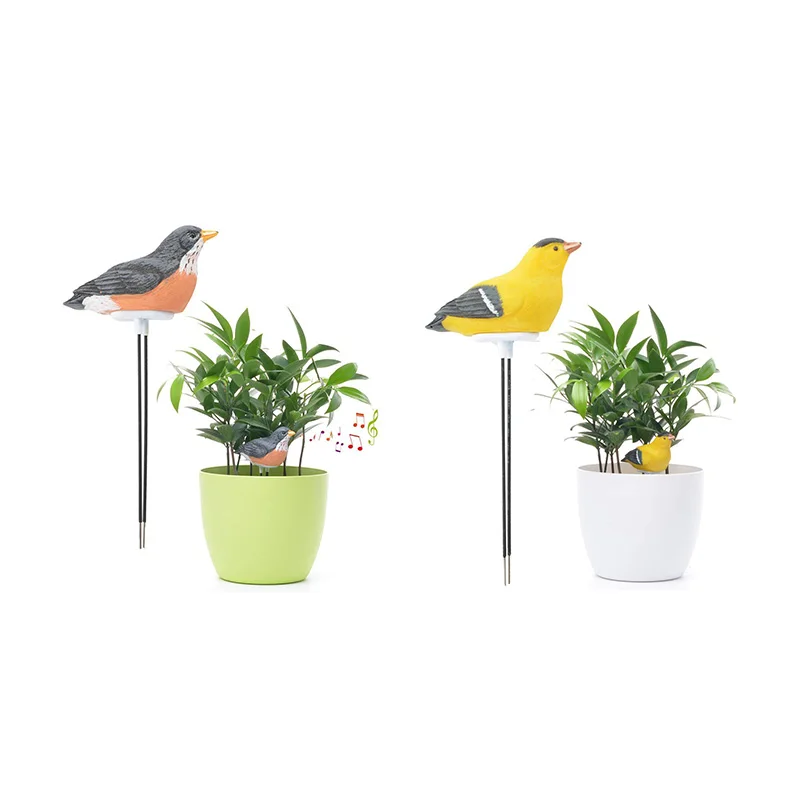 

New Soil Moisture Meter Watering Alarm Bird Plant Water Tester Hygrometer Sensor Gardening Tool Kit for Planter Water Remind War