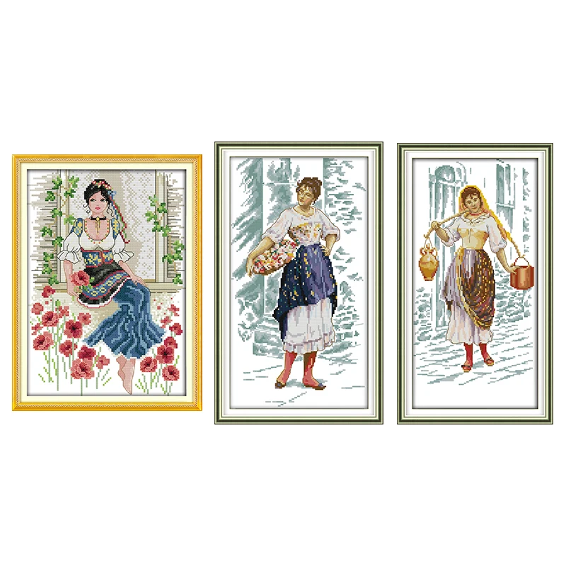 Набор для вышивки крестом Joy Sunday набор рукоделия с напечатанным рисунком 14ct 11ct |