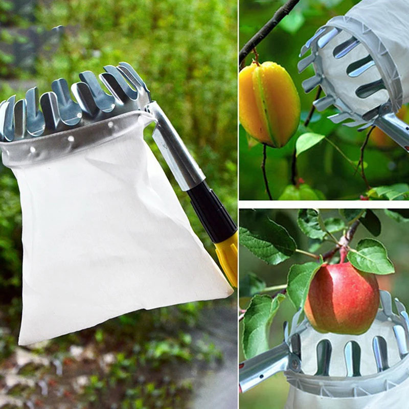 

Metal Fruit Picker Head Basket Portable Fruits Collection Picking Head Tool Garden Apple Pear Peache Orange Fruits Catcher Tools