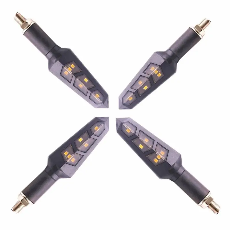 4 шт./компл./набор 12 В мотоциклетный светодиодный указатель поворота мигалка