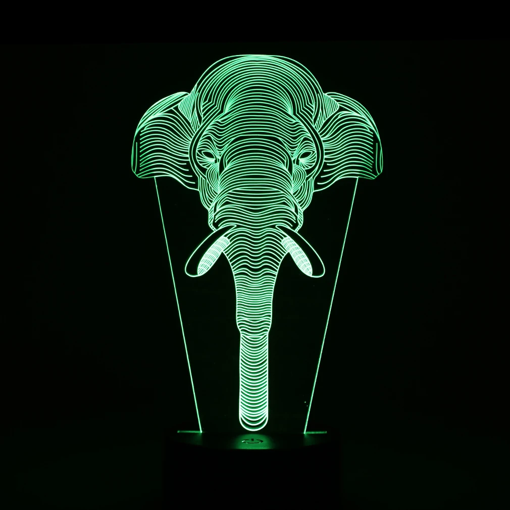 LED Colorful Magic Lamp Style Night light Bed Saving Sensor Light Decoration Automatically Color Changing Mode | Освещение