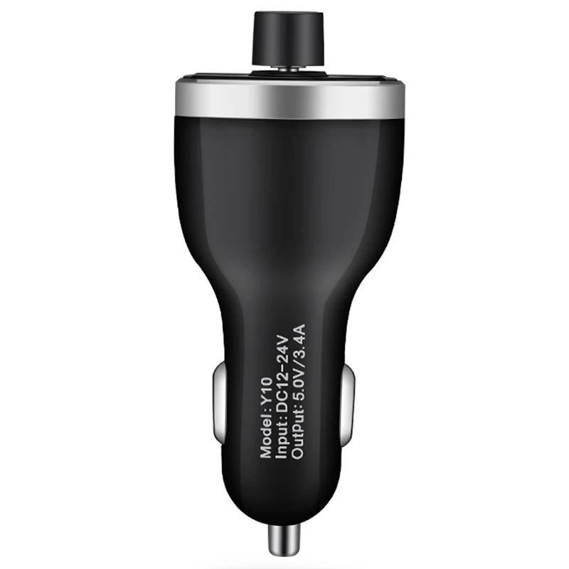 Топ Bluetooth V4.2 автомобильный fm-передатчик беспроводной радио адаптер MP3-плеер плюс