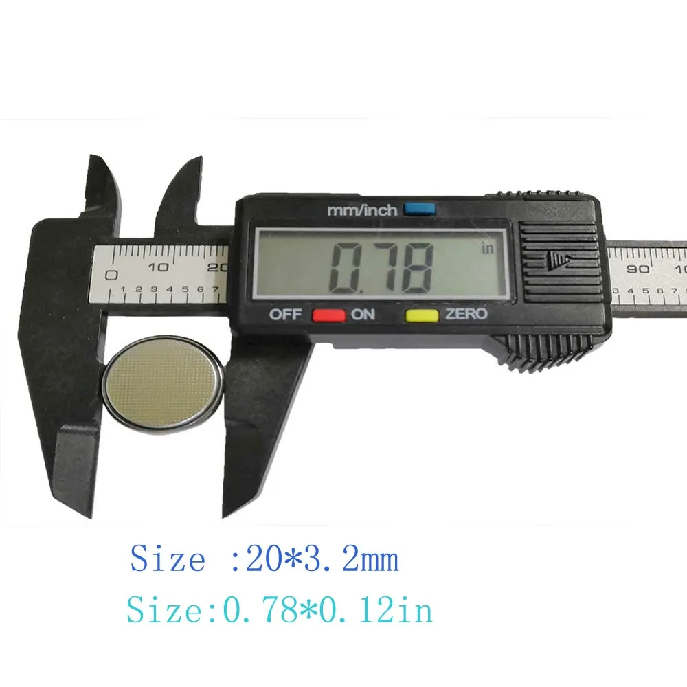 40 шт. 8 карт PKCELL CR2032 DL2032 CR 2032 KCR2032 5004LC ECR2032 Кнопочная батарея для монет часов |