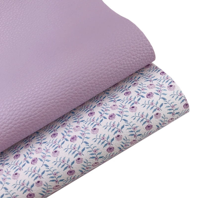 Новый Радужный великолепный Lila Florals из искусственного шагреневого кожзаменителя