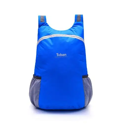 Dark blue 18L сверхлегкие складные спортивные сумки для фитнеса, для тренажерного зала, водонепроницаемый рюкзак для велоспорта, для мужчин и женщин, для отдыха на природе, походов, путешествий, альпинизма - Цвет: Dark blue