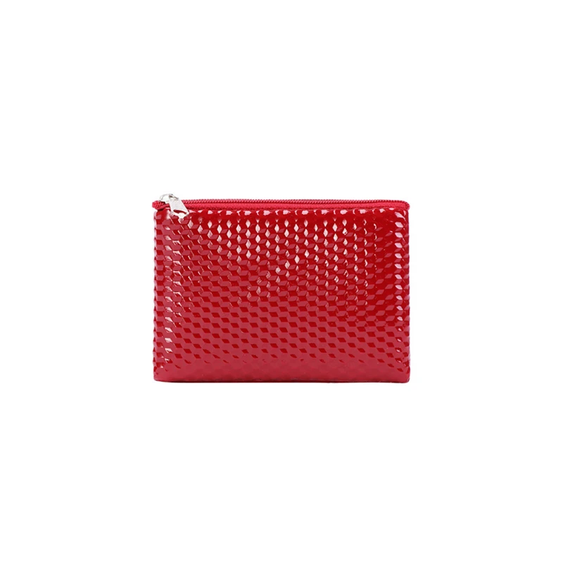 1 Piece Solid Color Simple Fashion Generous Portable Coin Purse Woven Zipper Small Wallet Key Bag Storage | Багаж и сумки