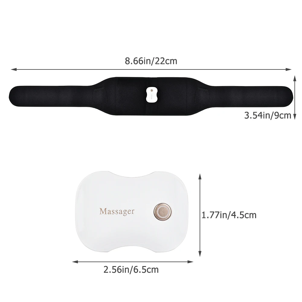 

APP Control EMS Fitness Muscle Stimulator Belt Smart Lose Weight Slimming Waist Massager Fat Burning Vibration Trainer