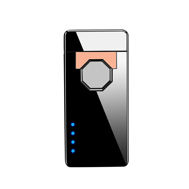

HB153 lighter induction with light double arc infrared cigarette lighter fingerprint induction lighter battery display