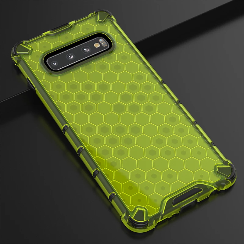 Двухслойный Гибридный чехол с подушкой безопасности для samsung Galaxy S10 Plus S10E