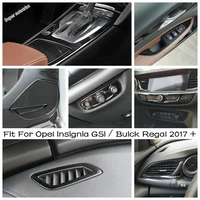 central control ac door speaker tweeter cover trim for opel insignia gsi buick regal 2017 2021 stainless steel accessories