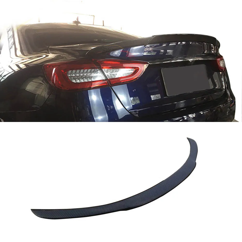 Автомобильная фотобумага для Maserati Quattroporte 2013-2019 спойлер из углеродного волокна |