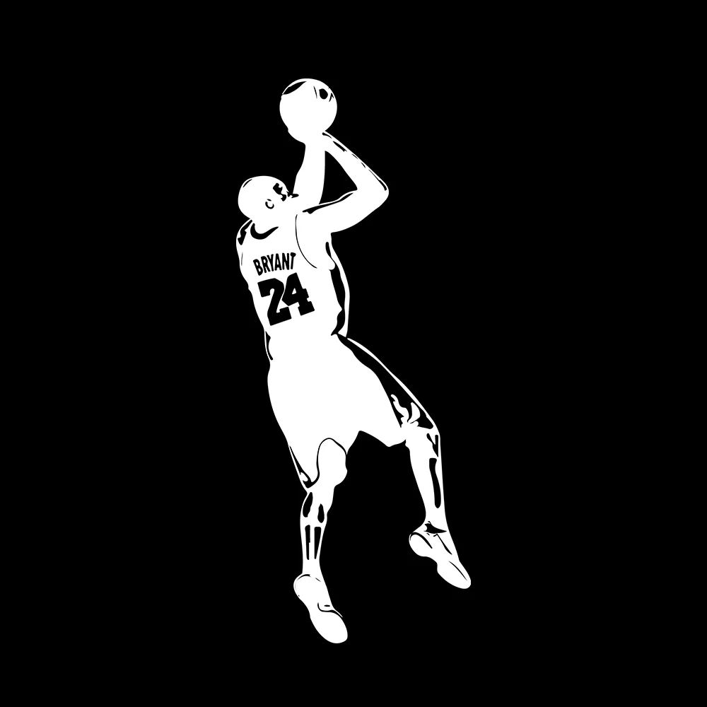 

15cmx6cm basketball player Vinyl Car stickers Decals Motorcycle Accessories Car-Window Decorative Goods PVC