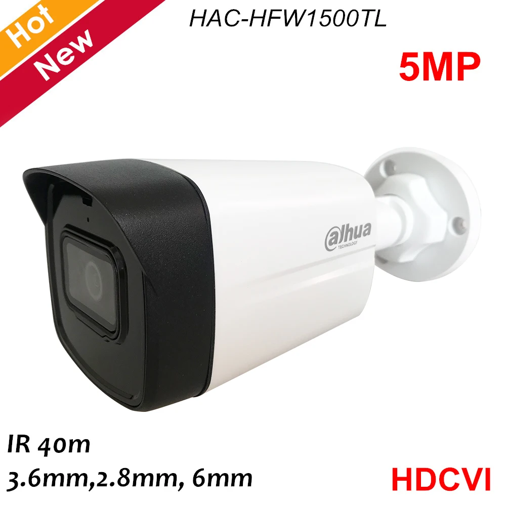 Пластиковый чехол Dahua Lite Plus Series 5MP HDCVI Camera 1/1/2 &quotCMOS 2 шт. IR LEDs Smart 40 метров 3 6 мм 8