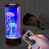 gift usb led jellyfish lamp mood night lamp jellyfish tank aquarium remote contr
