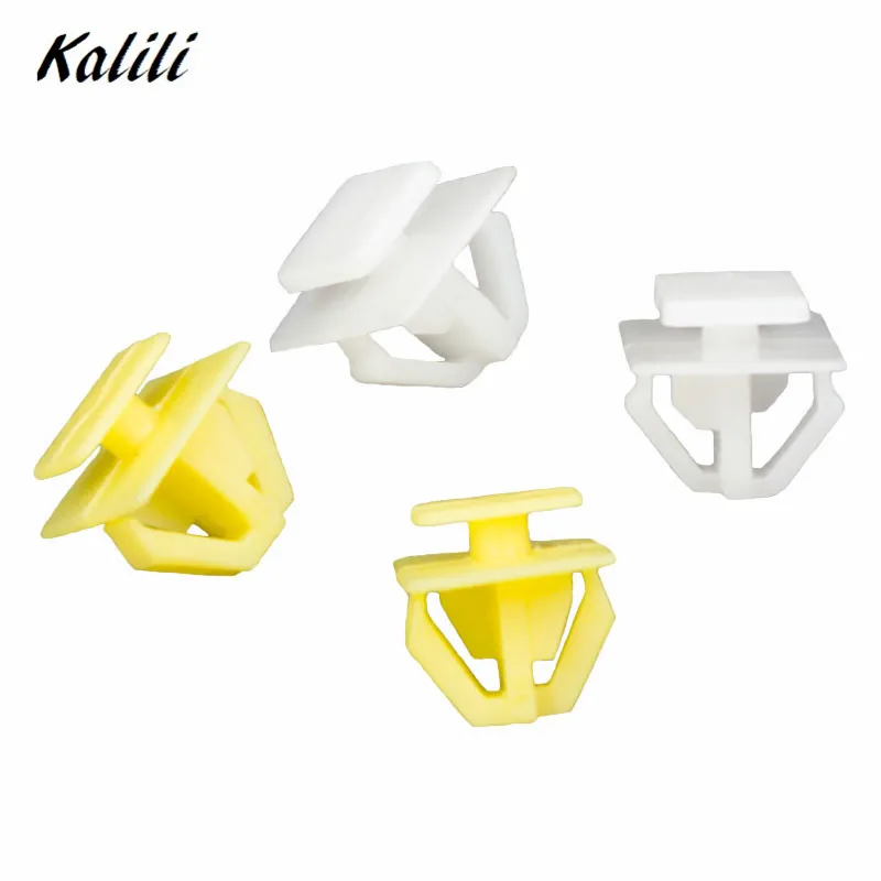 KALILI автомобильный зажим для порога двери желтого цвета фиксаторы отделки Зажимы