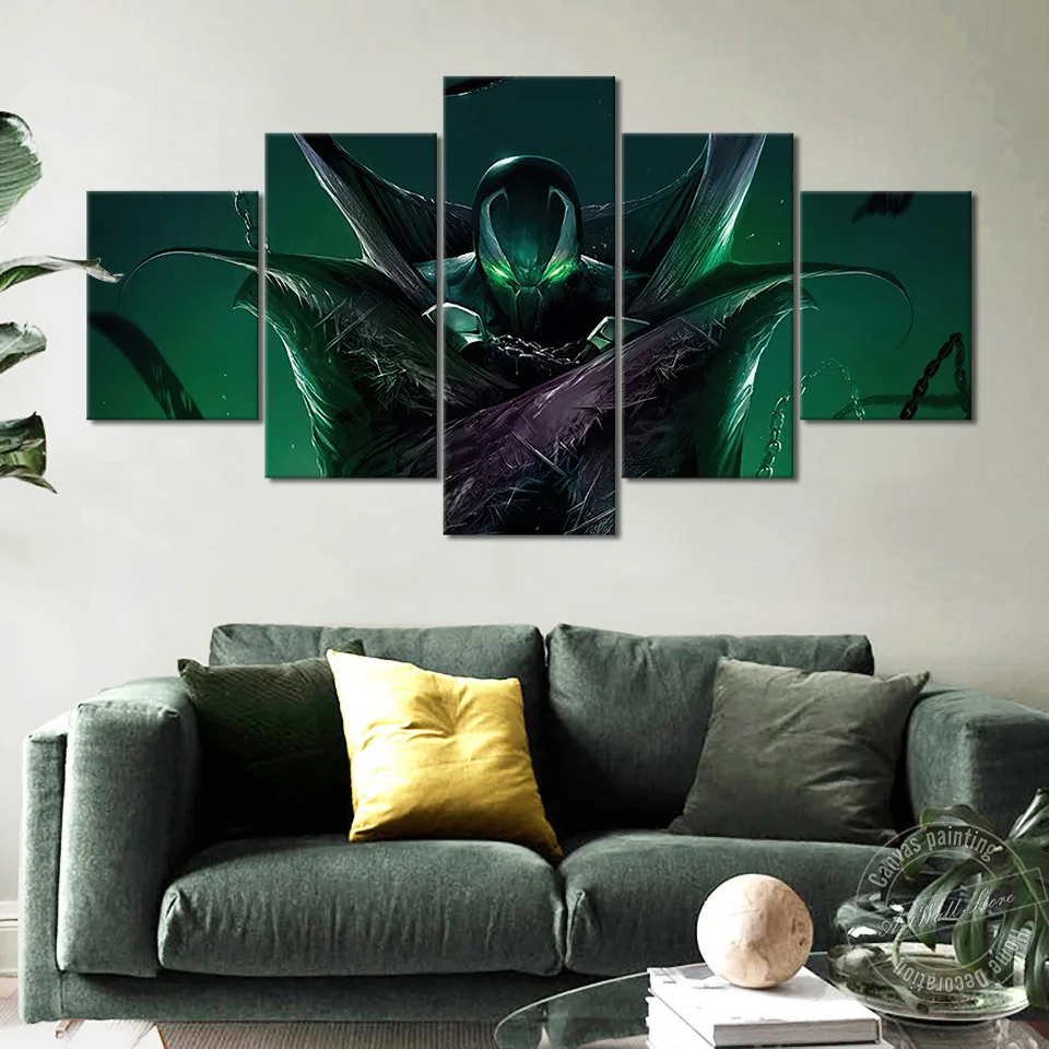 Без рамки 5 шт. Spawn Comics художественная живопись HD постер из фильма мультяшная