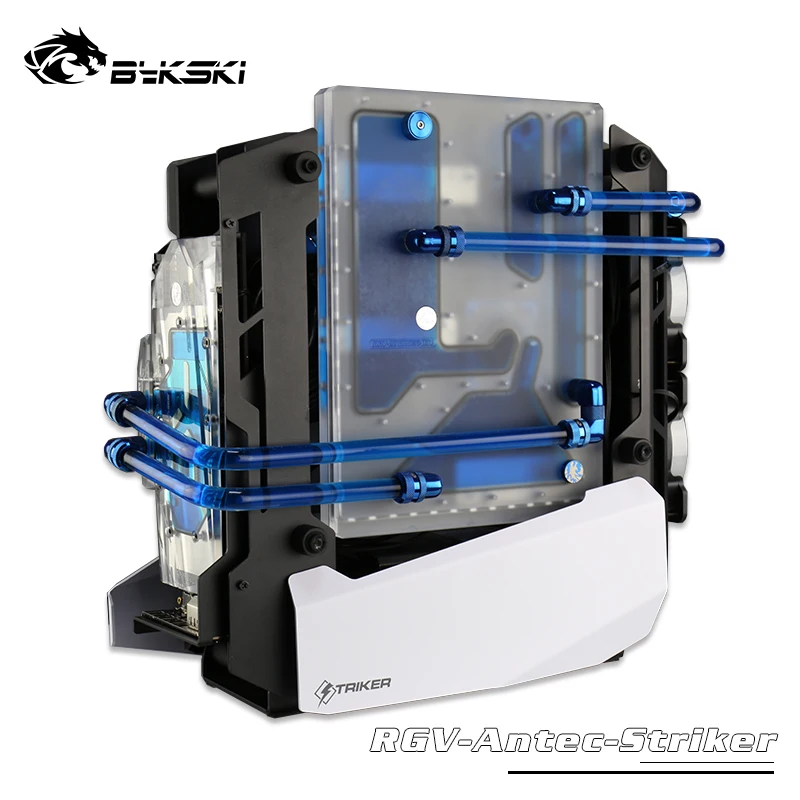 BYKSKI комплект используется для Antec Striker чехол для компьютера/акриловая доска Водного Канала решение/комплект для процессора и блока графического процессора