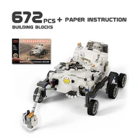 moc space station rocket lunar lander shuttle ship toy diy building blocks bricks set educational model xmas gift kids 661pcs