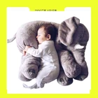 Плюшевая подушка-Слон ZK50 304060 см, мягкая мультяшная игрушка для младенцев, большой размер, плюшевый слон, детская игрушка для сна, подарок на день рождения