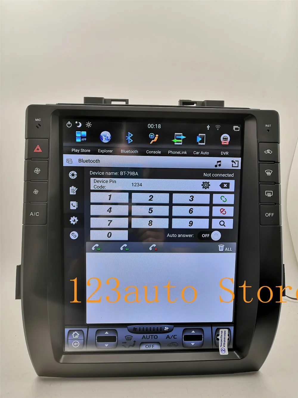 13 дюймов вертикальный экран Tesla стиль Android 8,1 Авто DVD gps навигатор плеер для TOYOTA Alphard ips PX6