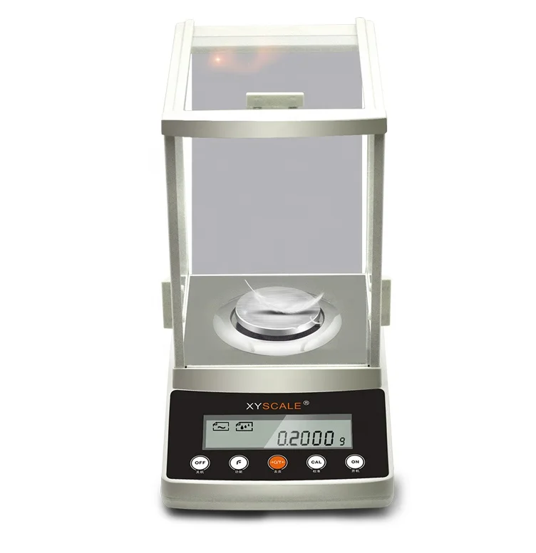 

0.1mg analytical lab balance digital electronic weighing scale rs232