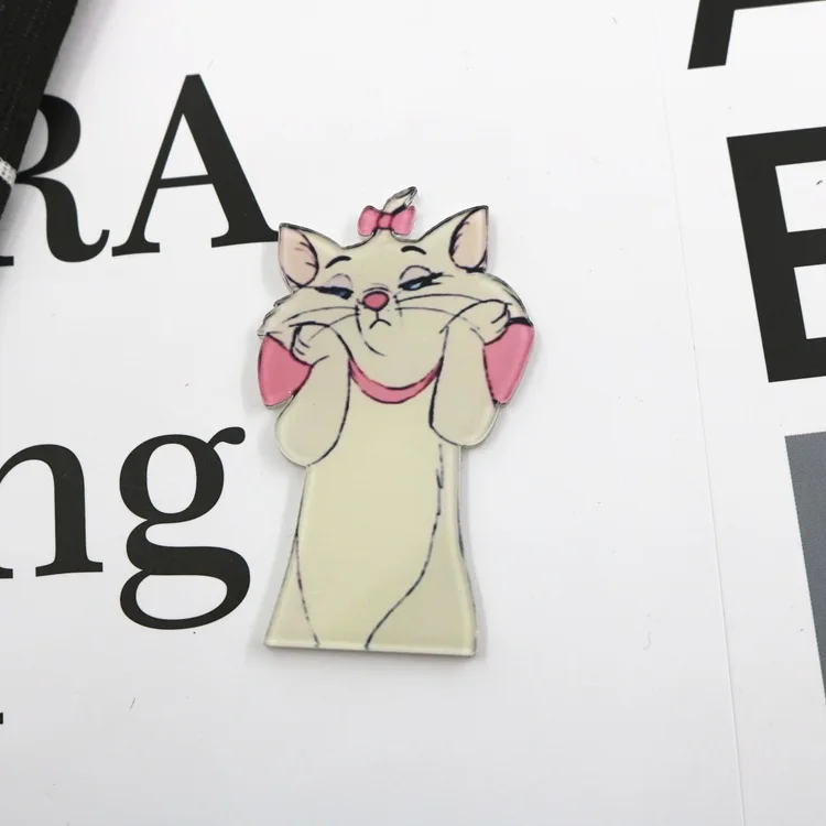 

Sailing Rain Cartoon Animal Leopard Cat Brooch Little Girl Cute Kawaii Children Women Brooches Children Acrylic Accessories