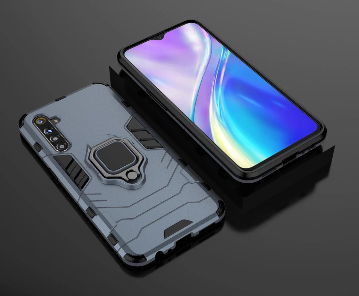 Для Oppo A1K A11X K3 A9 кольцевой держатель чехол для телефона realme 3 5 pro C2 X X2 XT Q Reno 2 магнитный автомобильный противоударный защитный чехол