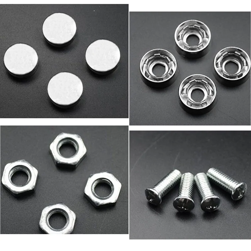 Набор хромированных автомобильных модифицированных противоугонных винтов