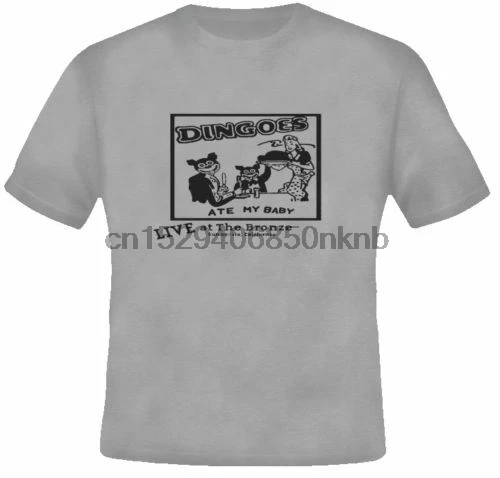 Dingoes Ate мой ребенок Баффи музыкальная группа ретро серая футболка|Мужские