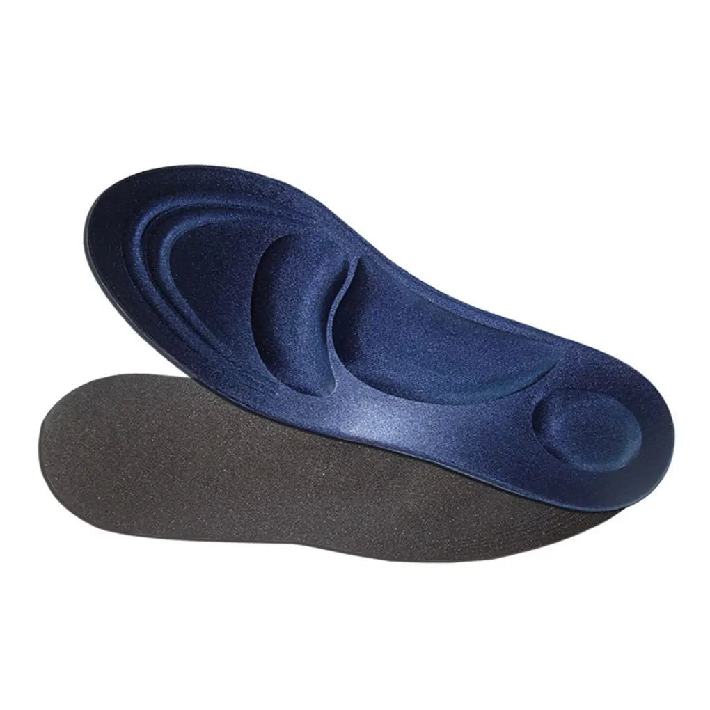 Mens Navy Ортопедические стельки Плоскостопие супинатор пены памяти стельки обуви колодки Комфорт черный для мужчин - Цвет: Mens Navy