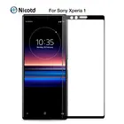 Закаленное стекло с полным покрытием для Sony Xperia 1, Взрывозащищенная защитная пленка для экрана Sony Xperia 1 J8110,J8170,J9110