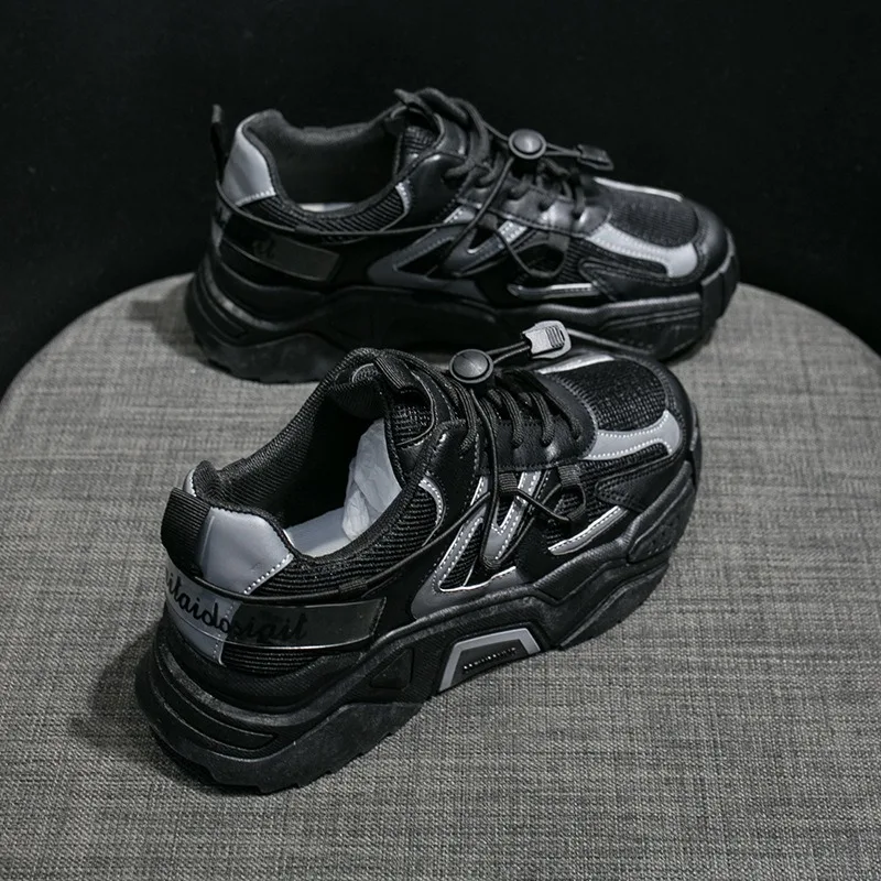 

2020 Women shoes Chunky Sneakers shoes Vulcanize Shoes Fashion New Female Platform Thick Sole comfortable Running Casual Shoes