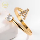 Модное кольцо с надписью, Золотое  регулируемое Открытое кольцо с инициалами, кольца с алфавитом для женщин, креативные кольца на палец, модный Вечерние