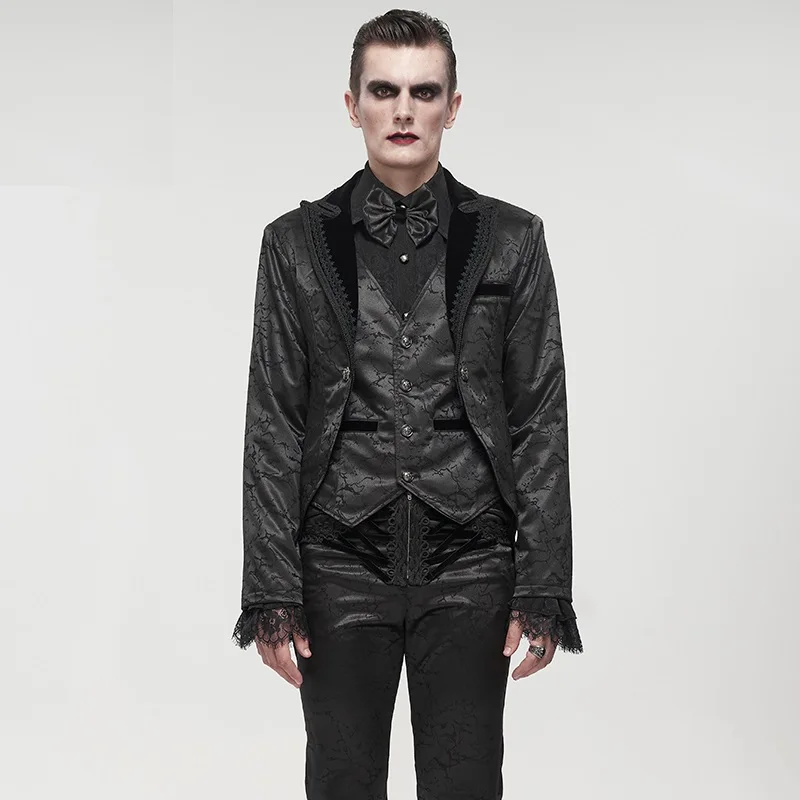 

Мужская короткая приталенная куртка Goth, вечернее платье, новинка 2021